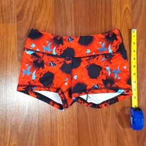 FLEO SUNFLOWER CROSSFIT SHORTS XS
